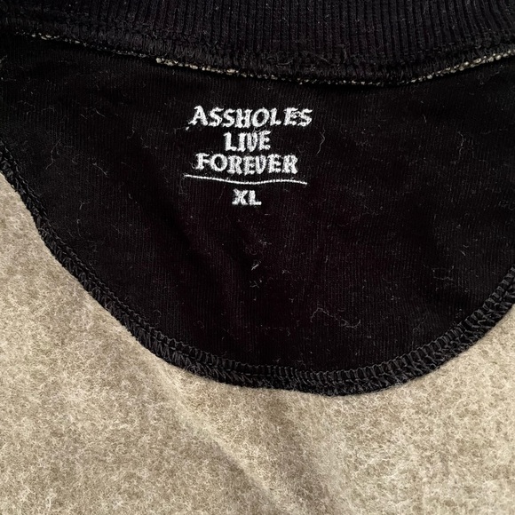 Assholes live forever Zip Up Sweater Jacket size XL - Picture 8 of 11
